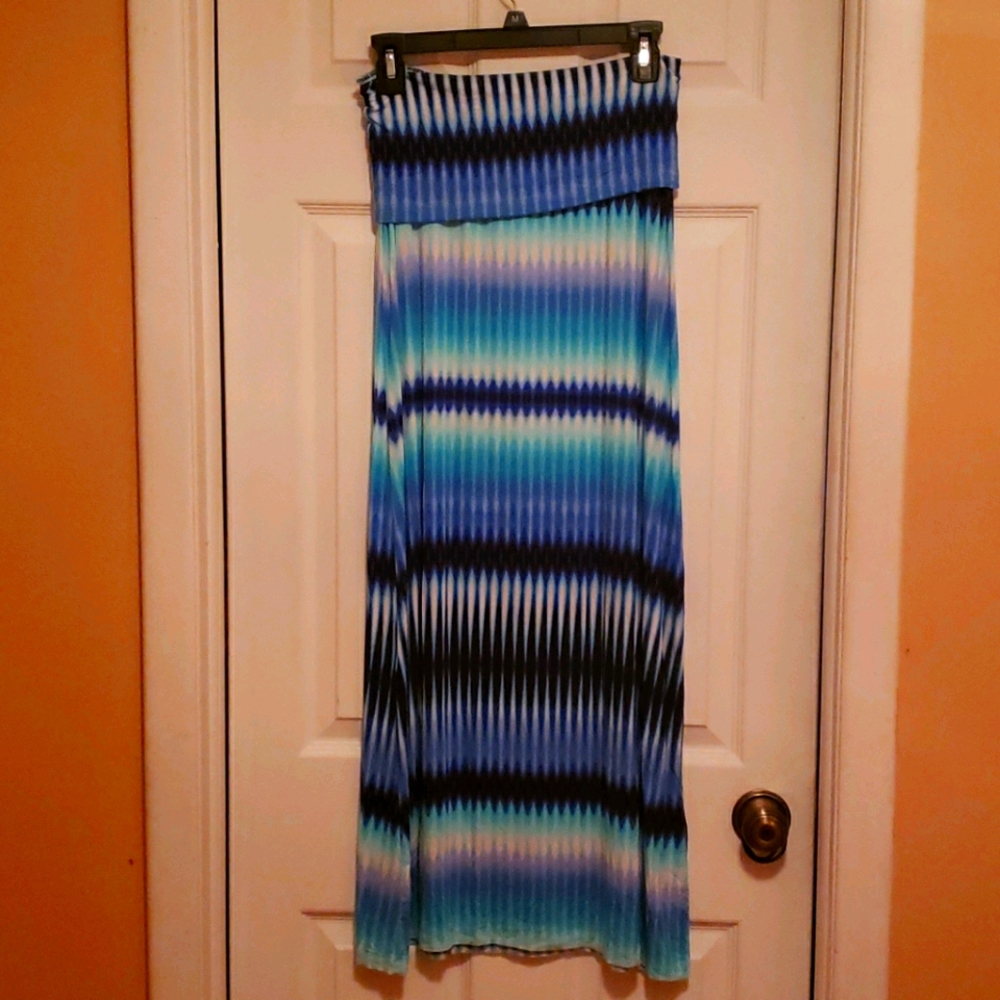 Ombre Maxi Skirt by Cynthia Rowley